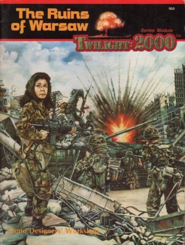 Book cover for "The Ruins of Warsaw" by William H Keith
