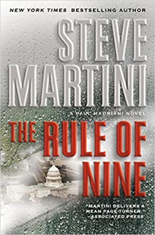 Book cover for "The Rule Of Nine" by Steve Martini