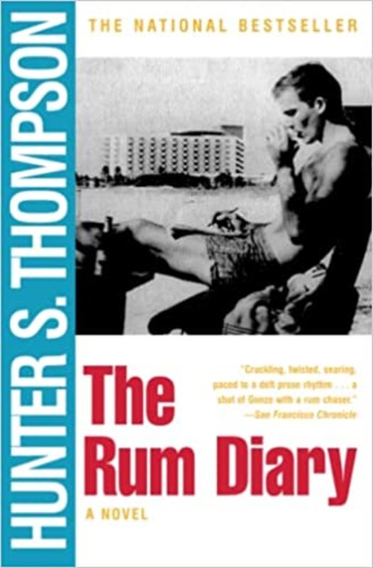 Book cover for "The Rum Diary" by Hunter S. Thompson