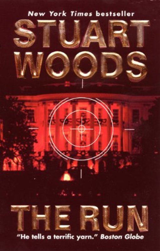 Book cover for "The Run" by Stuart Woods