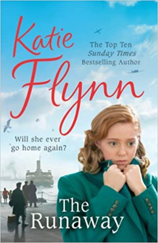 Book cover for "The Runaway" by Katie Flynn