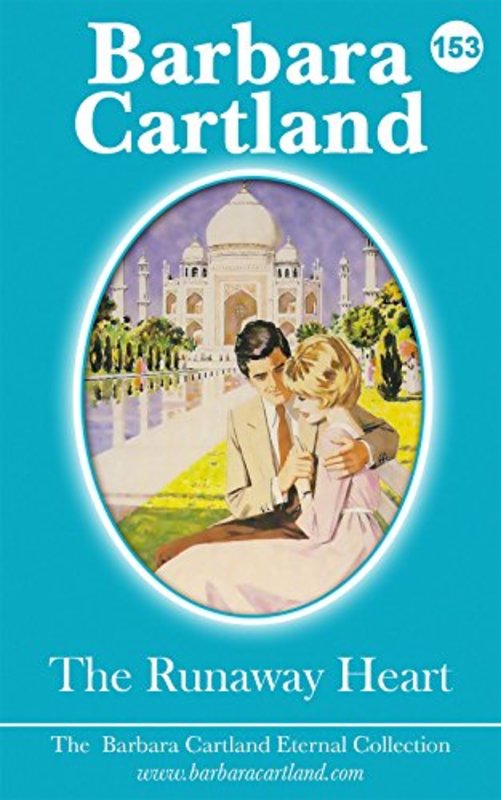 Book cover for "The Runaway Heart" by Barbara Cartland