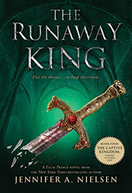 Book cover for "The Runaway King" by Jennifer A Nielsen