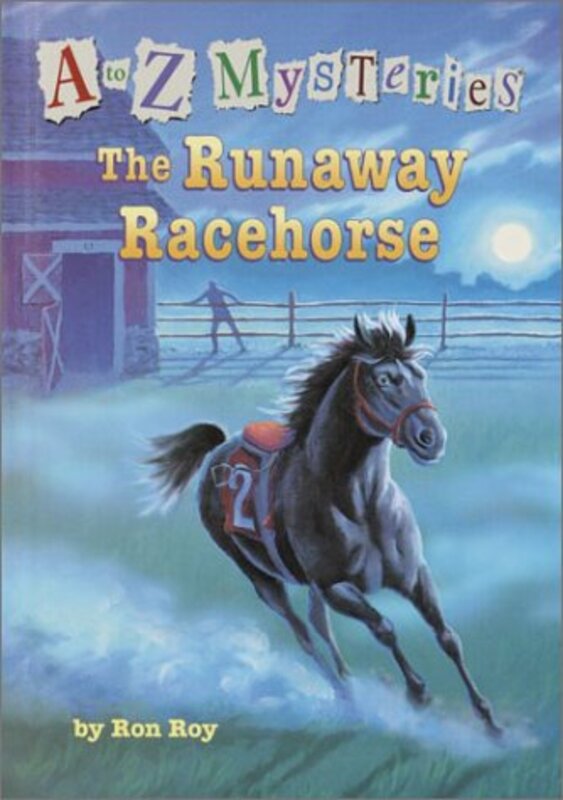 Book cover for "The Runaway Racehorse" by Ron Roy