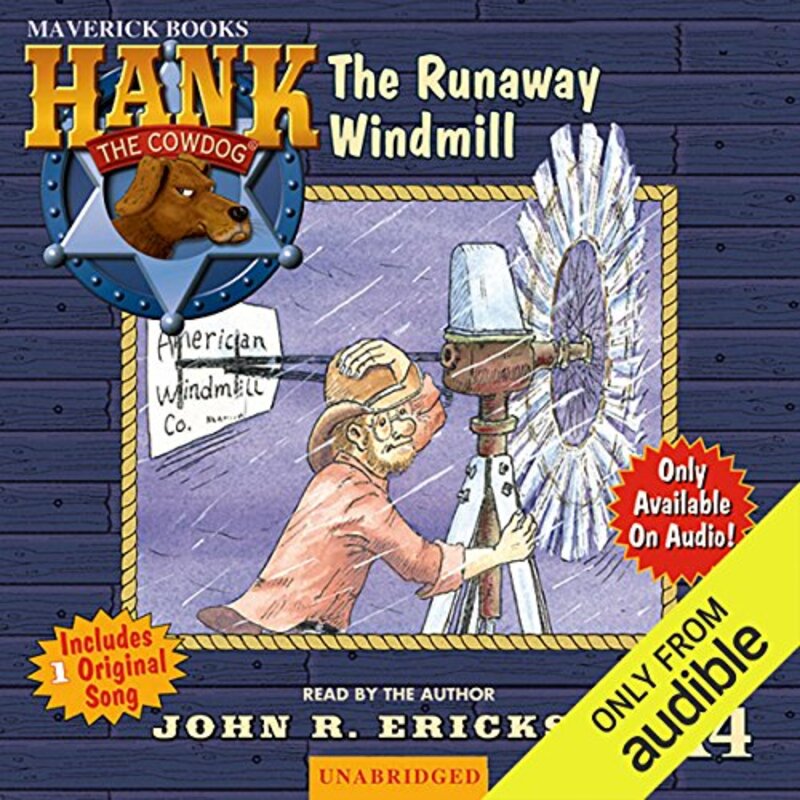 Book cover for "The Runaway Windmill" by John R Erickson