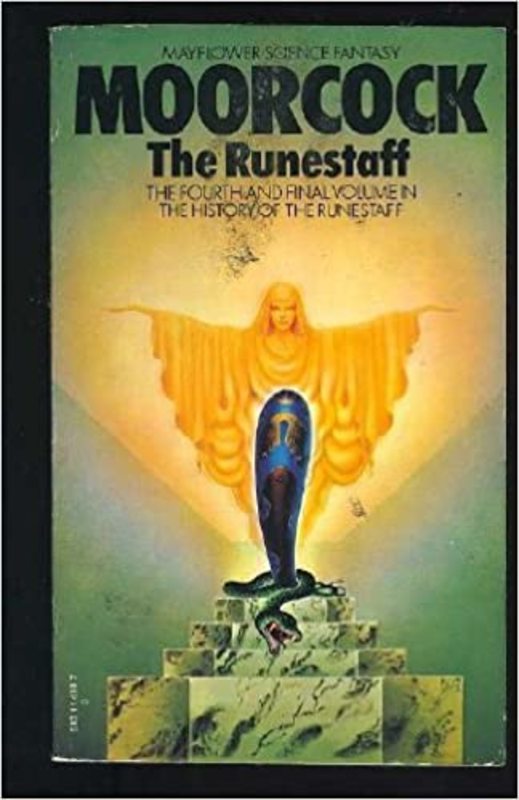 Book cover for "The Runestaff" by Michael Moorcock