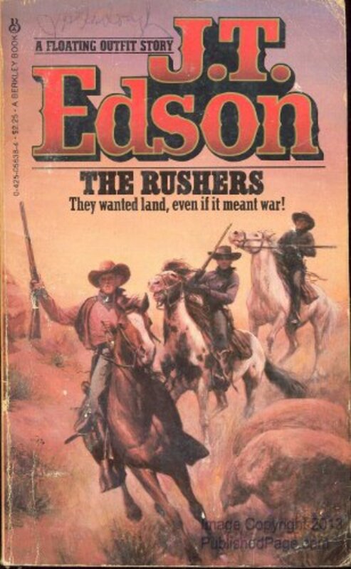 Book cover for "The Rushers" by JT Edson