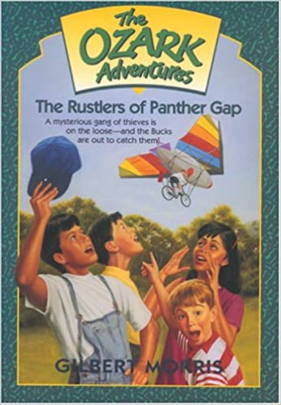 Book cover for "The Rustlers of Panther Gap" by Gilbert Morris