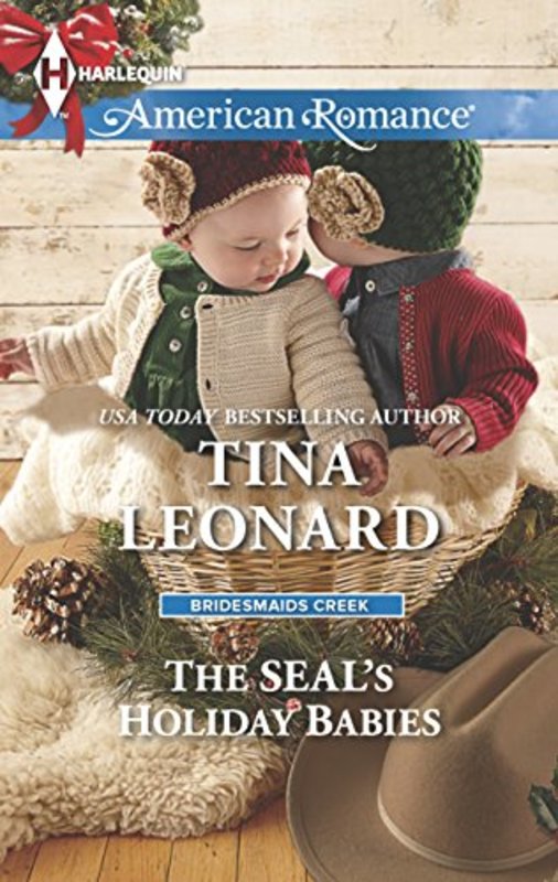 Book cover for "The SEAL's Holiday Babies" by Tina Leonard