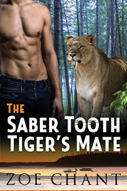 Book cover for "The Saber Tooth Tiger's Mate" by Zoe Chant