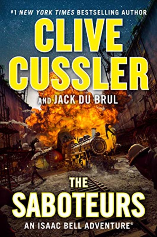 Book cover for "The Saboteurs" by Clive Cussler