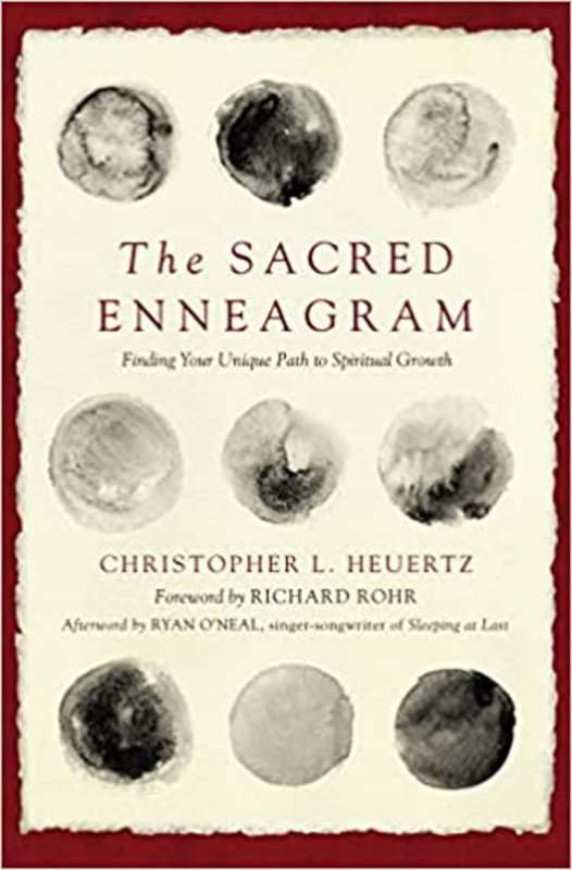 Book cover for "The Sacred Enneagram" by Christopher L. Heuertz