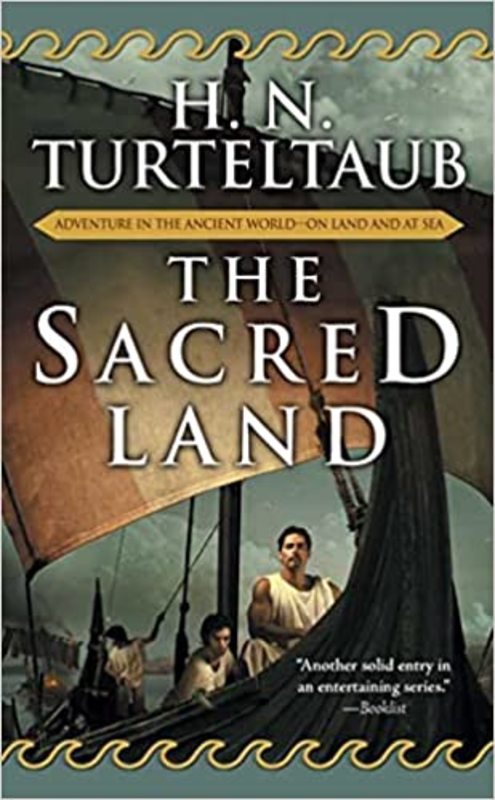 Book cover for "The Sacred Land" by Harry Turtledove