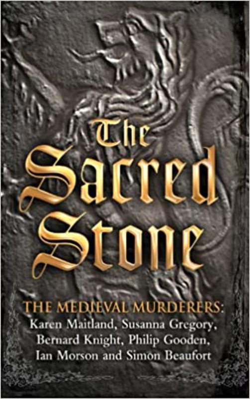 Book cover for "The Sacred Stone" by Michael Jecks