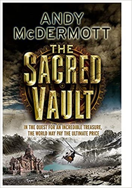 Book cover for "The Sacred Vault" by Andy McDermott