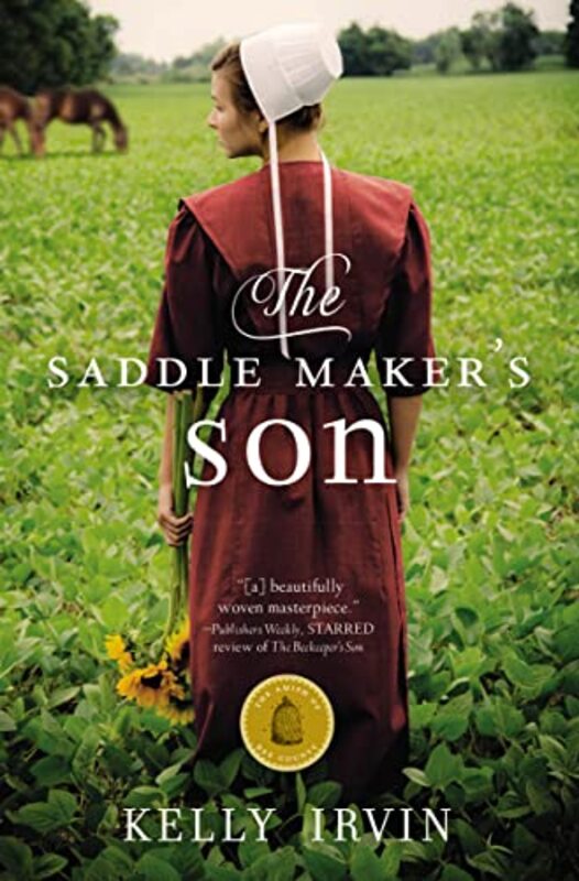 Book cover for "The Saddle Maker's Son" by Kelly Irvin