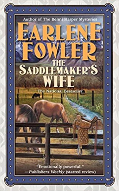 Book cover for "The Saddlemaker's Wife" by Earlene Fowler