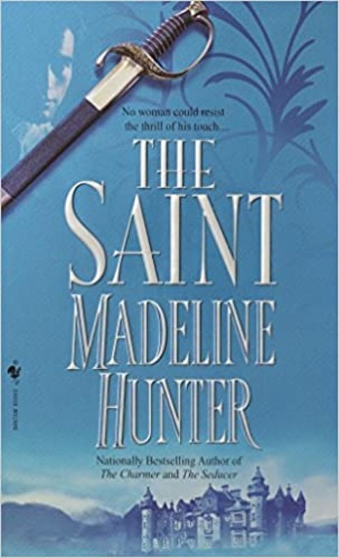 Book cover for "The Saint" by Madeline Hunter