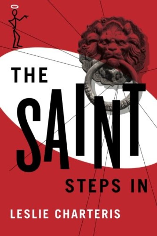 Book cover for "The Saint Steps In" by Leslie Charteris