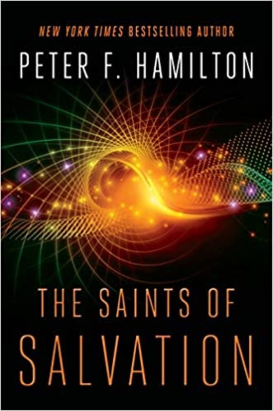 Book cover for "The Saints of Salvation" by Peter F. Hamilton