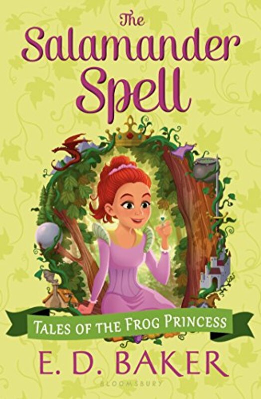 Book cover for "The Salamander Spell" by ED Baker
