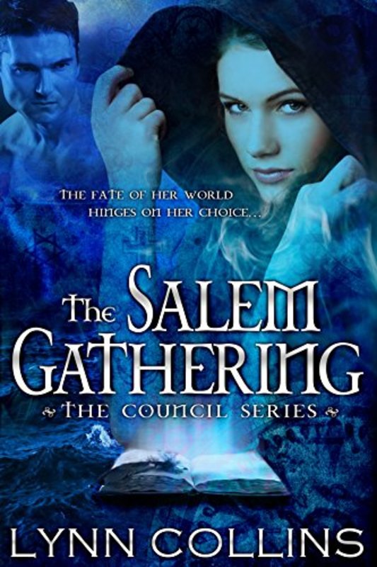 Book cover for "The Salem Gathering" by Lynn Cahoon