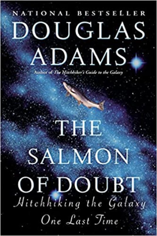 Book cover for "The Salmon of Doubt" by Douglas Adams