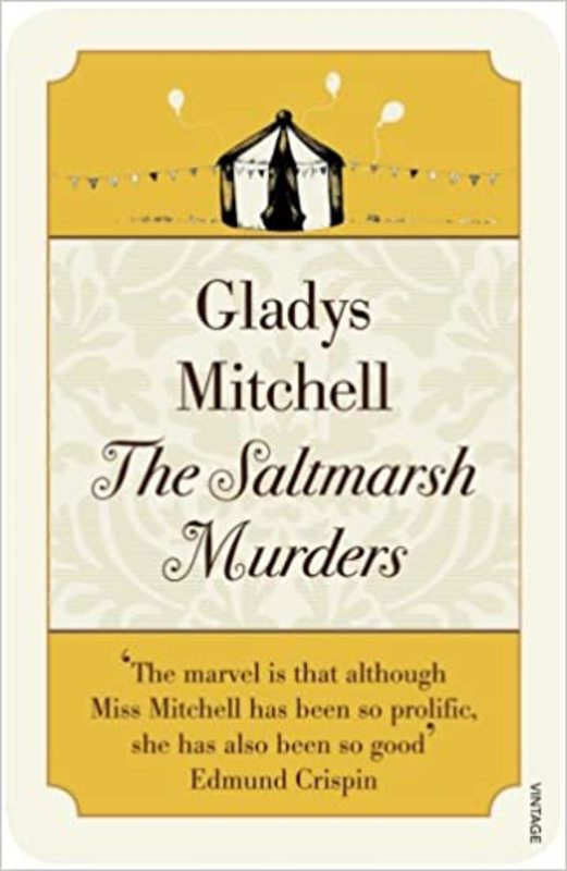 Book cover for "The Saltmarsh Murders" by Gladys Mitchell
