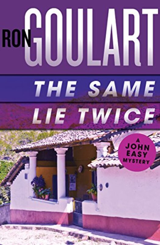 Book cover for "The Same Lie Twice" by Ron Goulart