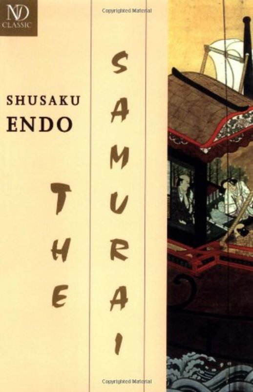 Book cover for "The Samurai" by Shusaku Endo