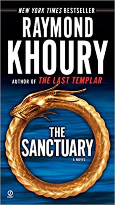 Book cover for "The Sanctuary" by Raymond Khoury
