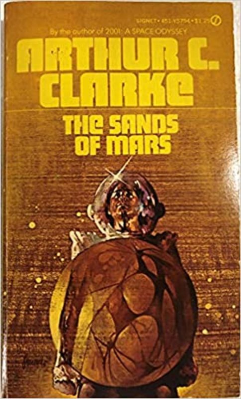Book cover for "The Sands of Mars" by Arthur C. Clarke