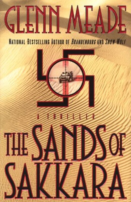 Book cover for "The Sands of Sakkara" by Glenn Meade