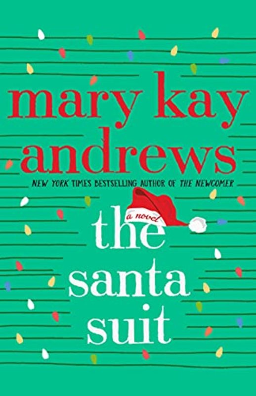Book cover for "The Santa Suit" by Mary Kay Andrews