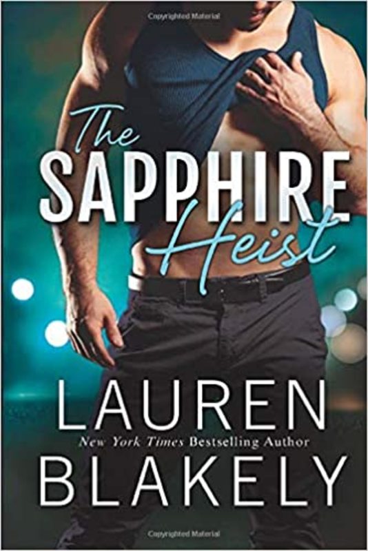 Book cover for "The Sapphire Heist" by Lauren Blakely