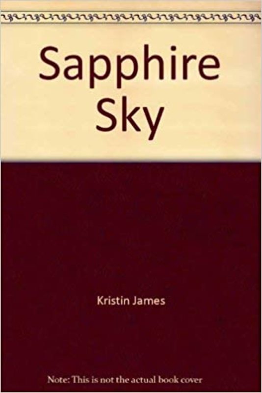 Book cover for "The Sapphire Sky" by Kristin James