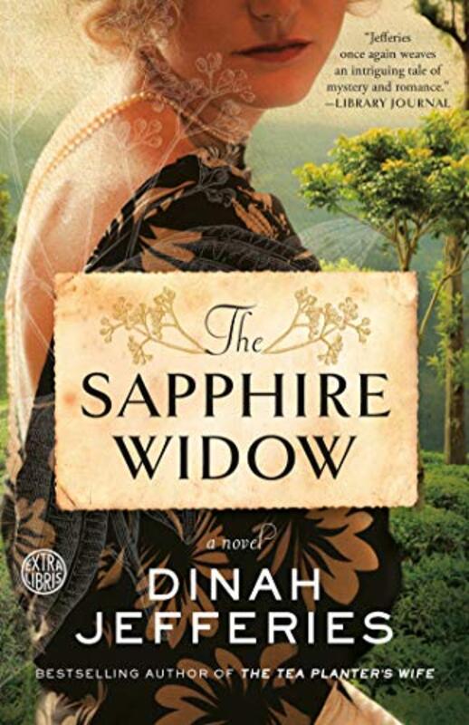 Book cover for "The Sapphire Widow" by Dinah Jefferies