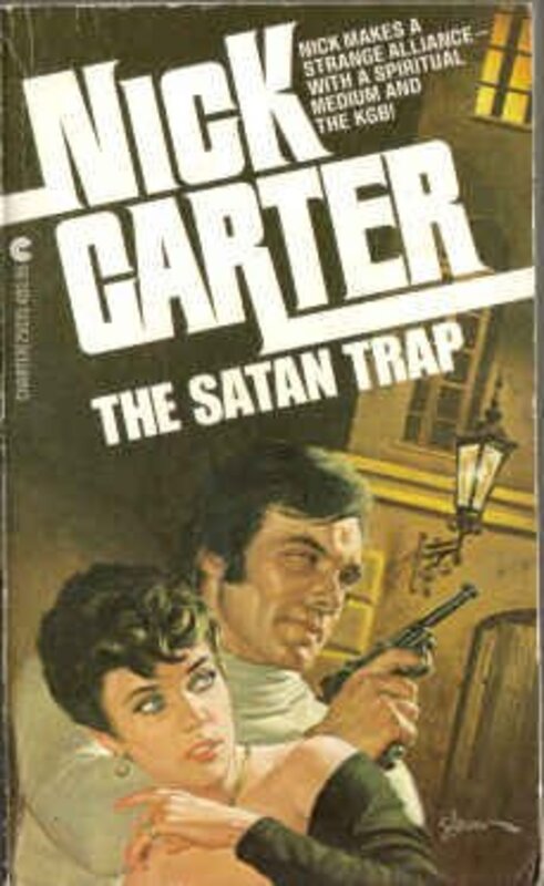 Book cover for "The Satan Trap" by Nick Carter