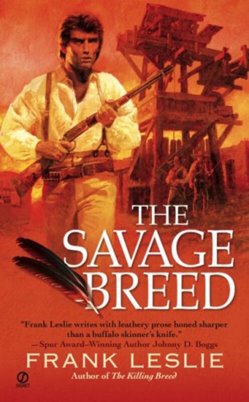 Book cover for "The Savage Breed" by Frank Leslie