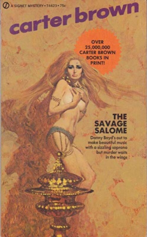 Book cover for "The Savage Salome" by Carter Brown