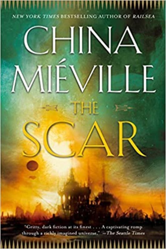 Book cover for "The Scar" by China Miéville