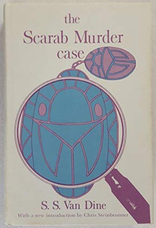 Book cover for "The Scarab Murder Case" by SS Van Dine