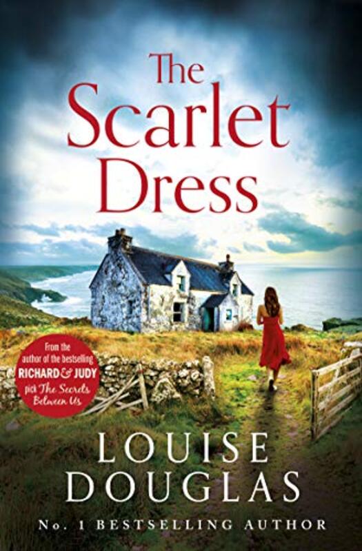 Book cover for "The Scarlet Dress" by Louise Douglas