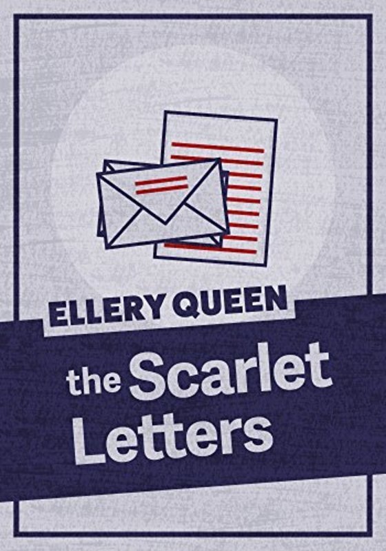 Book cover for "The Scarlet Letters" by Ellery Queen