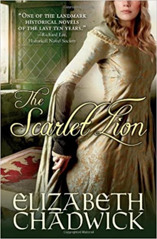 Book cover for "The Scarlet Lion" by Elizabeth Chadwick