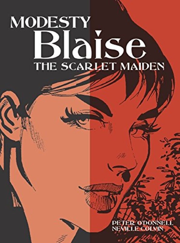 Book cover for "The Scarlet Maiden" by Peter O'Donnell