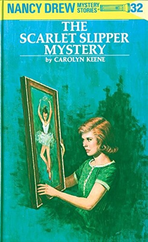 Book cover for "The Scarlet Slipper Mystery" by Mildred A Wirt