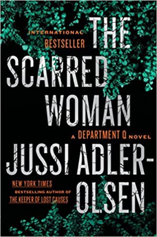 Book cover for "The Scarred Woman" by Jussi Adler-Olsen