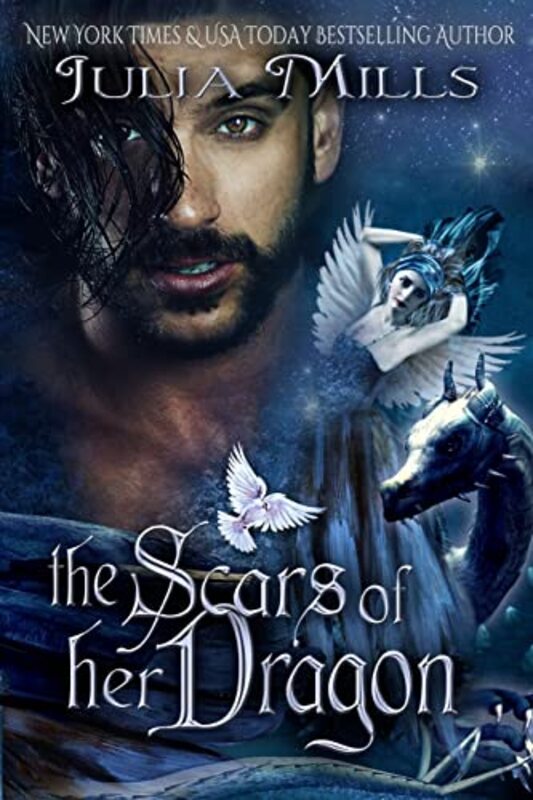 Book cover for "The Scars of Her Dragon" by Julia Mills