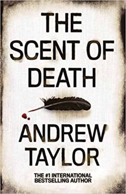 Book cover for "The Scent of Death" by Andrew Taylor